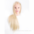 Cheveux synthétiques Barbier Mannequin Coiffure Poupée Mannequin Tête